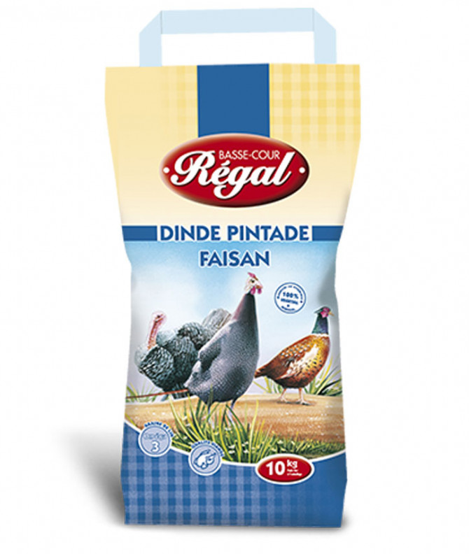 ALIMENT DINDE PINTADE FAISAN REGAL 10kg