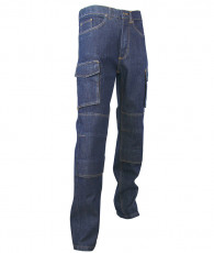 PANTALON JEAN WORK MULTIPOCHES STRETCH - @