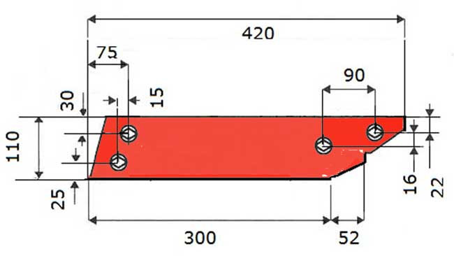 CONTRE SEP - KUHN/HUARD - ADAPT - 278074 / 278075 - REVERSIBLE