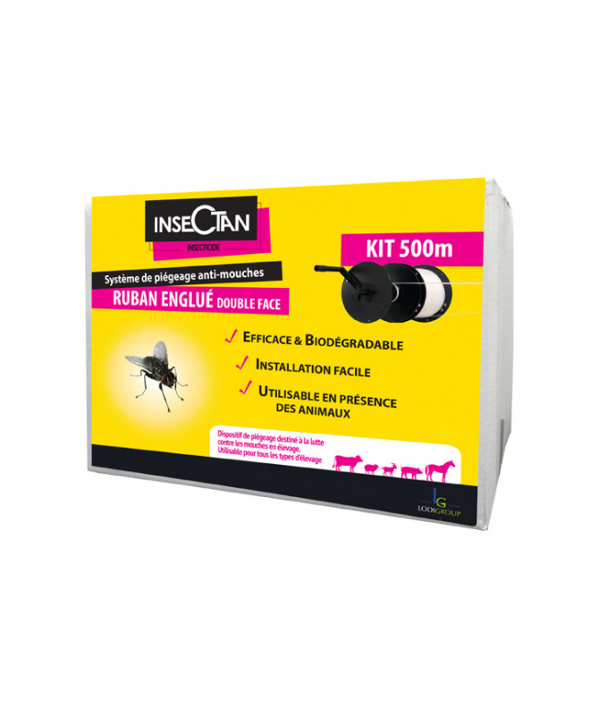 INSECTAN RUBAN ENGLUÉ KIT 500 M