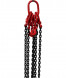 CHAINE DE LEVAGE 7mm 3 brins 2.50 m + 6 crochets