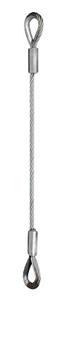 ELINGUECABLE GALVA 6X19 DIAM.12MM LONG.10M AVEC 2 BOUCLES COSSEES