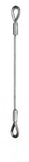 ELINGUECABLE GALVA 6X19 DIAM.12MM LONG.20M AVEC 2 BOUCLES COSSEES