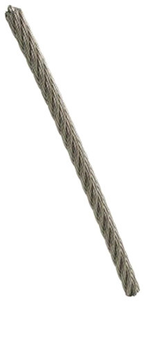 CÂBLE SOUPLE, QUALITÉ INOX, SECTION 7x7, DIAMÈTRE 3, BOBINE DE 25M