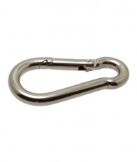 MOUSQUETON, QUALITÉ INOX, DIAMÈTRE 7, BOÎTE DE 5