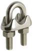 SERRE CÂBLE Á ÉTRIER, QUALITÉ INOX, DIAMÈTRE 2, BOÎTE DE 10