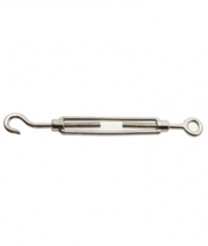 TENDEUR DE CÂBLE, OEIL/CROCHET, QUALITÉ INOX, DIAMÈTRE 10, BOÎTE DE 5