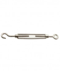 TENDEUR DE CÂBLE, OEIL/CROCHET, QUALITÉ INOX, DIAMÈTRE 10, BOÎTE DE 5