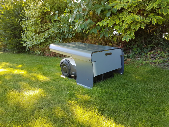 ABRI POUR ROBOT TONDEUSE A - GRIS ANTRACITE