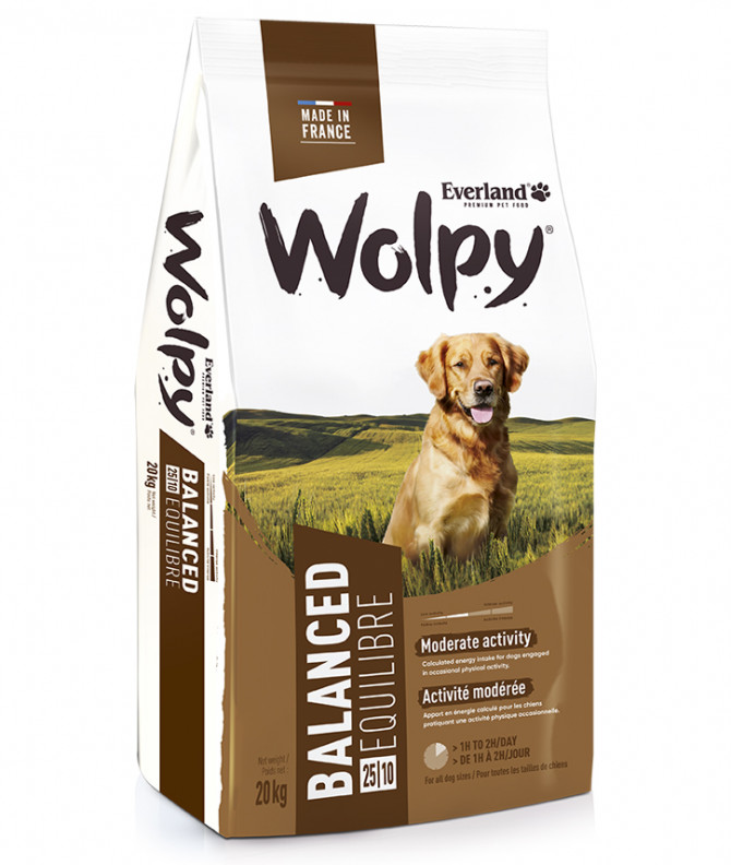 ALIMENT CHIEN WOLPY EQUILIBRE 20kg