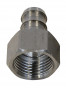 RACCORD EN INOX POUR TUYAU SOUPLE 1/2'', F.
