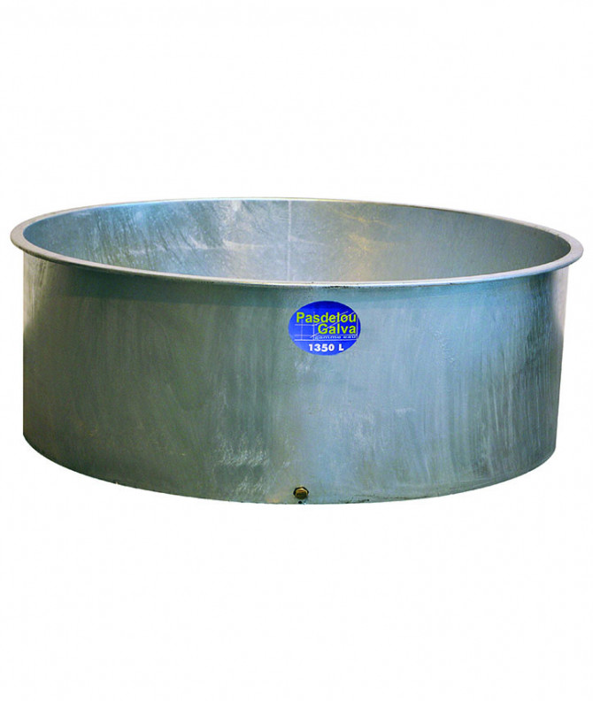 BAC D'HERBAGE GALVANISE BOVIN 1350 L