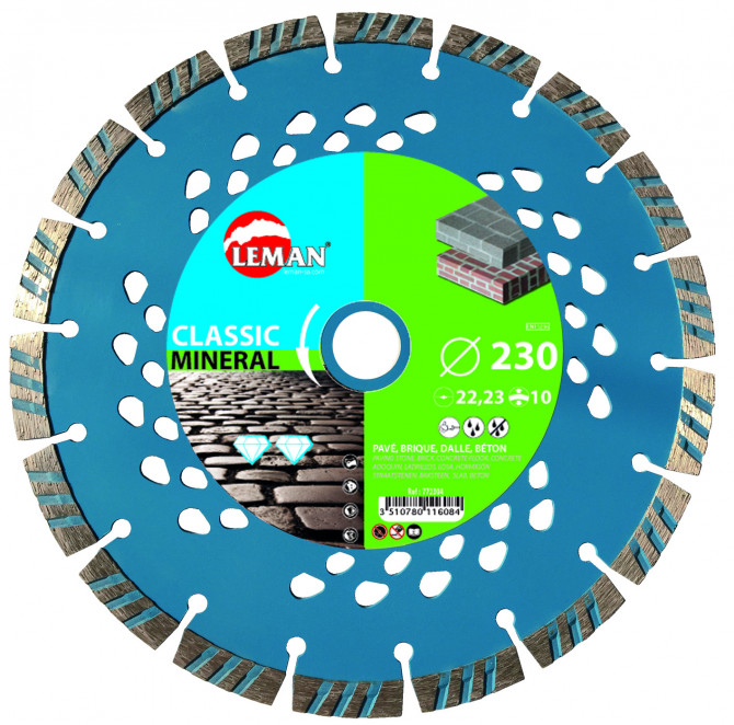 DISQUE DIAMANT MINERAL 125x22.23 HT 7 - Gamme Pro