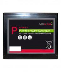 PILE CLOTURE ALCALINE 9V - 130Ah - 1000Wh