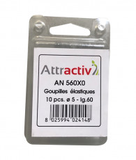 GOUPILLE ELASTIQUE (MECANINDUS) ø5MM L.60 - ACTIV' - COQUE DE 10 PIECES