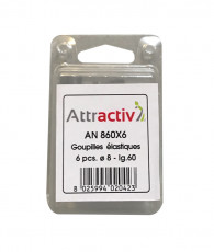 GOUPILLE ELASTIQUE (MECANINDUS) ø8MM L.60 - ACTIV' - COQUE DE 6 PIECES