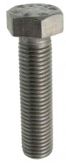 VIS Á TÊTE HEXAGONALE (BOULON) EN INOX, FILETAGE TOTAL, 8X120, BOÎTE DE 50