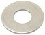 RONDELLE PLATE TYPE L (LARGE) QUALITÉ INOX, Ø 8.6mmX22mm (INT/EXT), BOÎTE DE 200