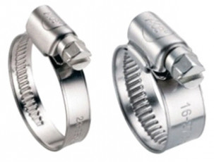 COLLIER DE SERRAGE INOX NON PERFORÉ, EP 9, DIAM MIN/MAX (mm) 40-60, BOÎTE DE 25