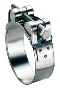 COLLIER DE SERRAGE Á TOURILLONS, QUALITÉ INOX, DIAMÈTRE MIN/MAX (mm)  188-200
