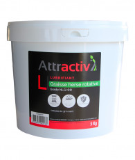 GRAISSE ATTRACTIV SPECIALE HERSE ROTATIVE & AUTRE REDUCTEUR - SEAU 5KG