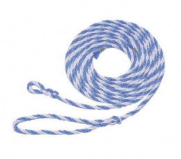 LOT 5 LONGES TRANSPORT BÉTAIL 3,2MPP GDE BOUCLE BLEU/BLANC SISAL