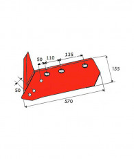 SOC AILERON - GAUCHE - KUHN/HUARD - ADAPT - 580885 - 14'