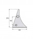 ETRAVE - DROITE - KUHN/HUARD - ADAPT - 619200 - EP. 7 MM