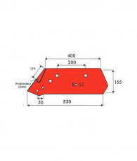 SOC A POINTE - DROITE - KUHN/HUARD - ADAPT - 622140 - LOSANGE - 14'