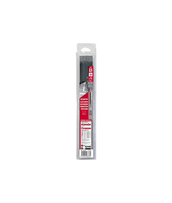 ELECTRODE FONTE - Ø2,5 - Etui de 12