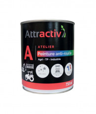 PEINTURE ANTIROUILLE PRO - ATTRACTIV -  JAUNE RENAULT NV 906 - POT  0,750 L