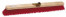 BALAI PROFESSIONNEL FIBRE DURE PVC ROUGE SUPER 100 cm DOUILLE METAL INCLINEE