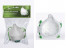 LOT DE 2 MASQUES DE PROTECTION FFP2 R D AVEC SOUPAPE MS182 - brochable