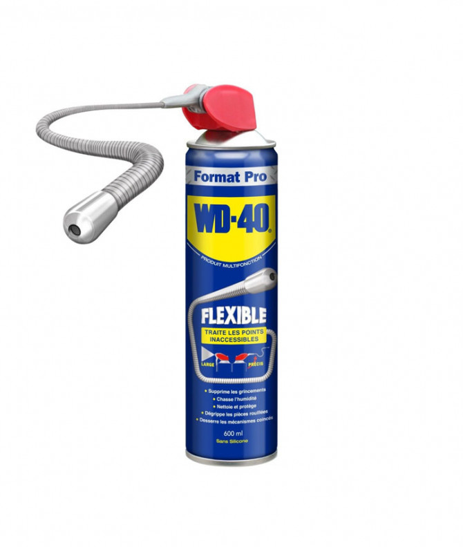 DÉGRIPPANT WD40 - SYSTEME PRO FLEXIBLE 600 ml