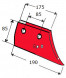 SOC DE RASETTE - DROITE - NAUD - ADAPT - 04032101D - EP. 8 MM