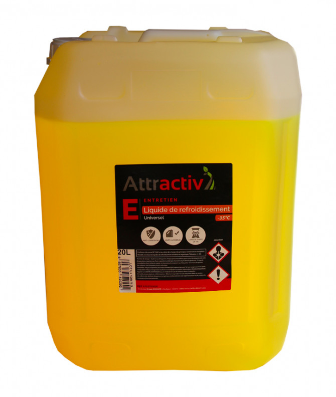 LIQUIDE DE REFROIDISSEMENT -35° UNIVERSEL ATTRACTIV - 20L