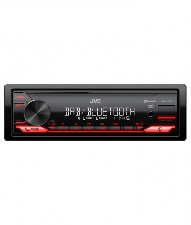 AUTORADIO JVC TUNER DAB+ CD USB JACK BLUETOOTH
