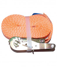 SANGLE PLATE D'ARRIMAGE 35 MM 900 DAB LONG 5M AVEC TENDEUR A CLIQUET