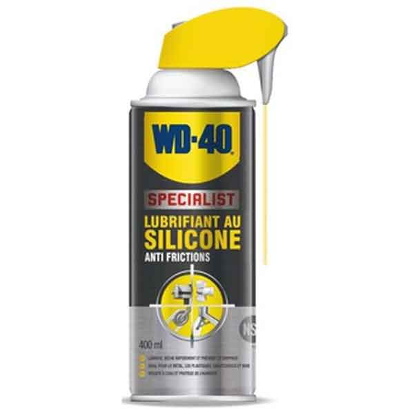 LUBRIFIANT AU SILICONE WD 40 SPECIALIST ANTI FRICTIONS 400ML SYSTEME PROFESSIONN