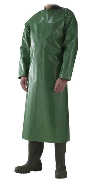 TABLIER DE PROTECTION CHIMIQUE PHYTO POLYETHYLENE VERT 100*130CM  'S-PROTEC'