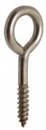 PITON FILET BOIS QUALITÉ INOX, 6X60, BOÎTE DE 100