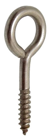 PITON FILET BOIS QUALITÉ INOX, 6X60, BOÎTE DE 100