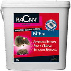 Gamme PRO (50 PPM) - SOURICIDE RATICIDE PATE FRAICHE - seau 5kg