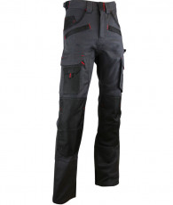 PANTALON ARGILE TRICOLOR GRIS/NOIR/ROUGE