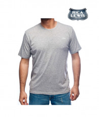 T-SHIRT ESSENTIEL GRIS COL ROND RICA LEWIS