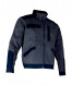 BLOUSON CARBURE BICOLOR GRIS SOMBRE / NOIR