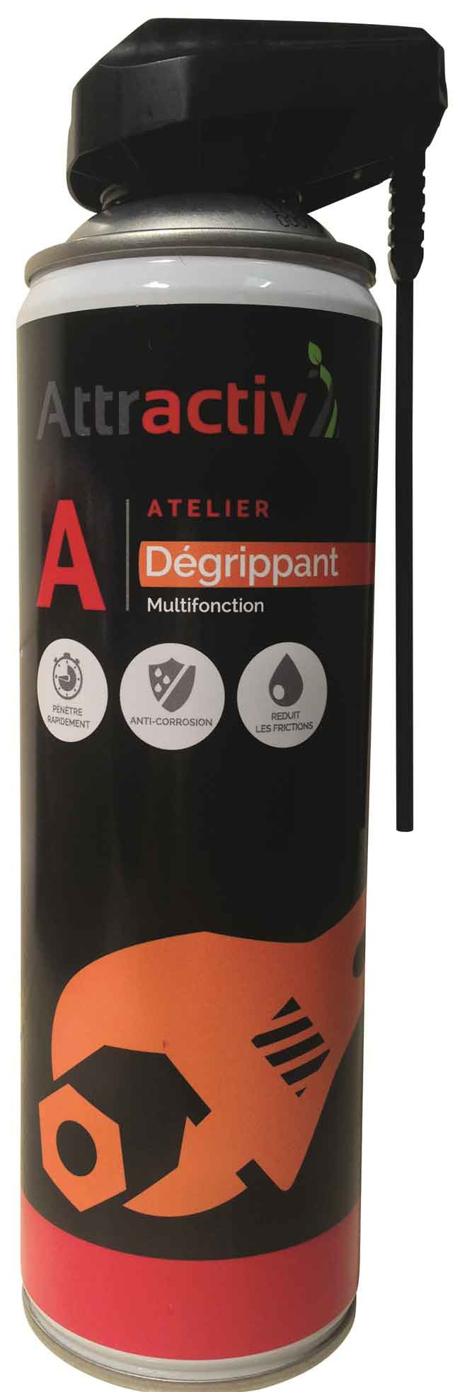 DÉGRIPPANT 6 FONCTIONS, ATTRACTIV', DIFFUSEUR COBRA, AÉROSOL DE 500ML